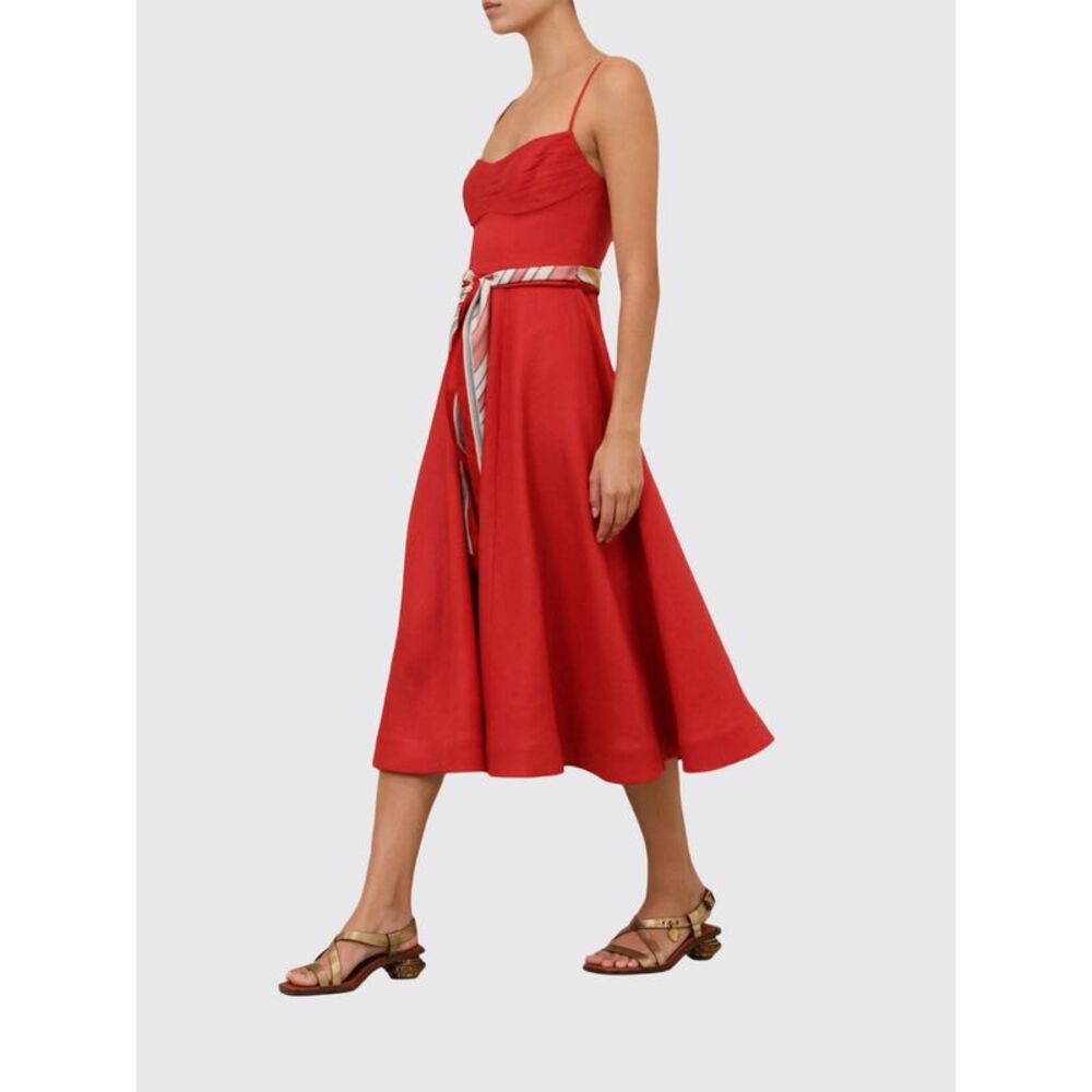Zimmermann Women Midi Linen Dress Zimmermann - Picture 2 of 4